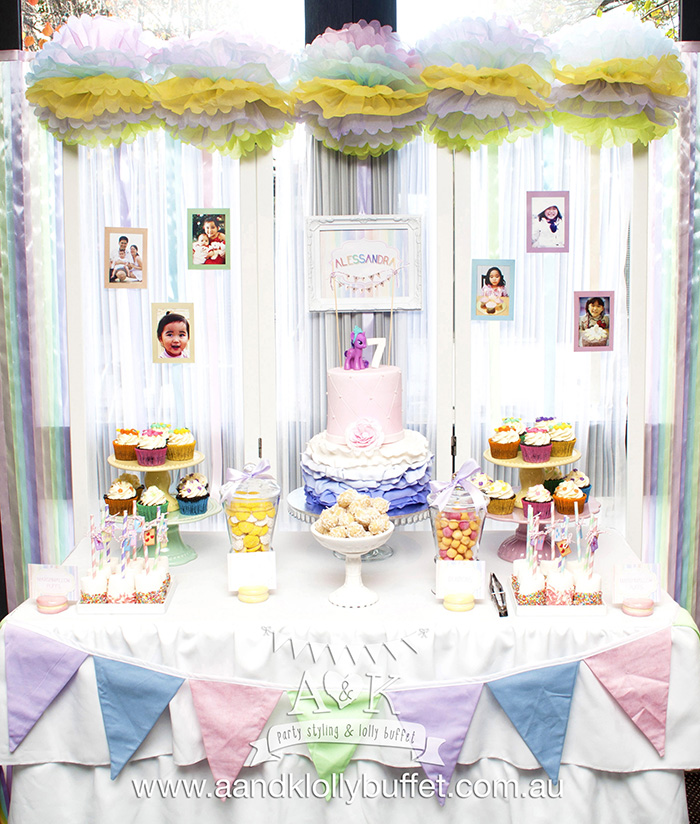 Alessandra's My Little Pony 7th Birthday Party by A&K