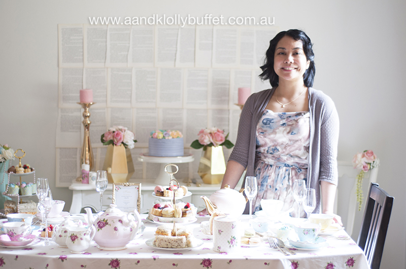 Happy’s 30th Birthday Vintage Pastel Afternoon Tea Party by A&K Lolly Buffet