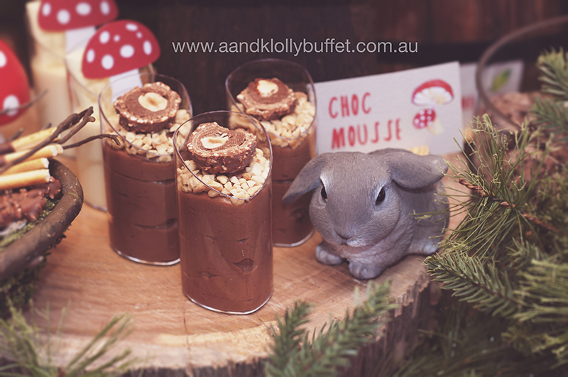 Amelia's Woodland themed birthday dessert table by A&K Lolly Buffet
