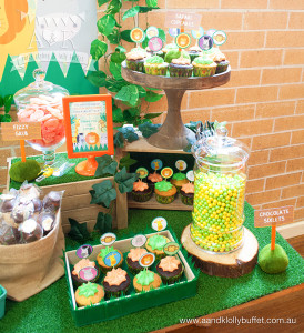 Romeo's Jungle Safari Birthday - A&K Lolly Buffet