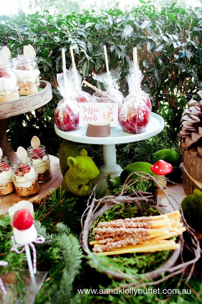 Athena's Woodland themed Baby Shower - A&K Lolly Buffet