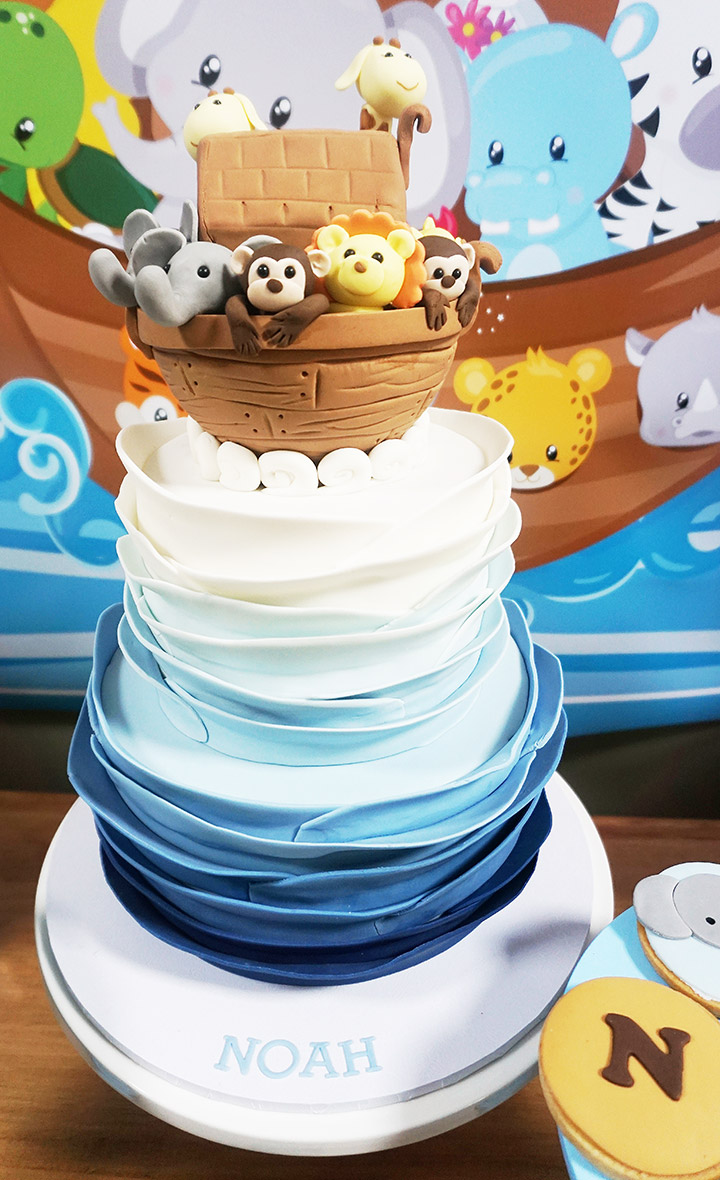 Noah's Ark 1st Birthday Party by A&K Lolly Buffet